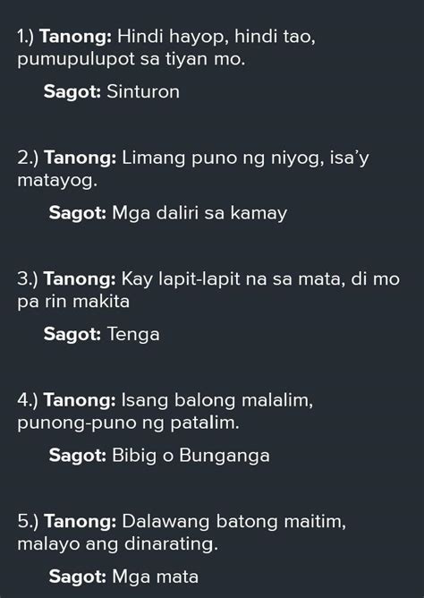 kung tawagin nila ay santo|Bugtong Bugtong With Answer: 500+ Filipino Riddles .